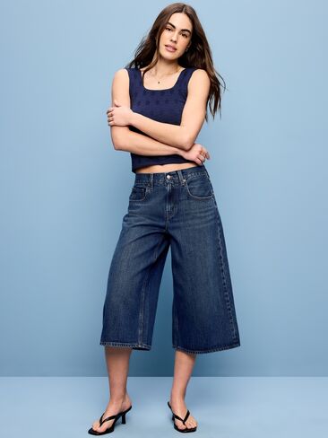 Old Navy Mid-Rise Baggy Culottes - Alannis in Saudi Arabia