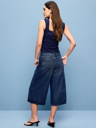 Old Navy Mid-Rise Baggy Culottes - Alannis in Saudi Arabia
