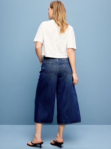 Old Navy Mid-Rise Baggy Culottes - Alannis in Saudi Arabia