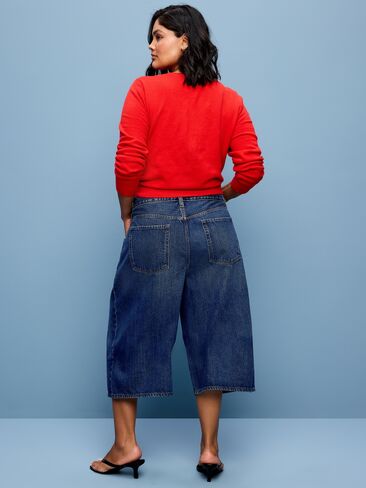 Old Navy Mid-Rise Baggy Culottes - Alannis in Saudi Arabia