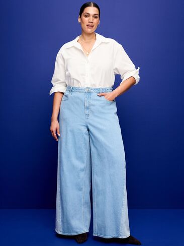 Old Navy Extra High-Waisted Super Wide-Leg Jeans - Jayda in Saudi Arabia