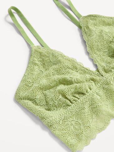Old Navy Lace Longline Bralette - DANDELION LEAF in Saudi Arabia
