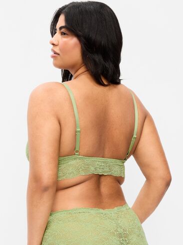 Old Navy Lace Longline Bralette - DANDELION LEAF in Saudi Arabia
