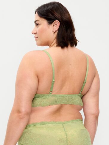 Old Navy Lace Longline Bralette - DANDELION LEAF in Saudi Arabia