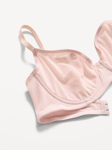 Old Navy Mesh Balconette Bra - Pastel Pink in Saudi Arabia