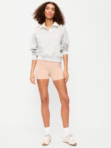 شورت Old Navy عالي الخصر لراكبي الدراجات النارية -- درزة داخلية 4 بوصة - فرابيه in Saudi Arabia