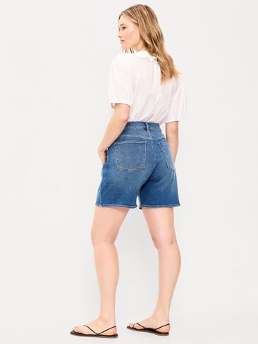 شورت جينز Wow Jean عالي الخصر من Old Navy -- درزة داخلية 7 بوصة - New Moon in Saudi Arabia
