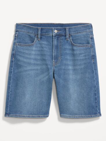 شورت جينز Wow Jean عالي الخصر من Old Navy - درزة داخلية 9 بوصة - New Moon in Saudi Arabia