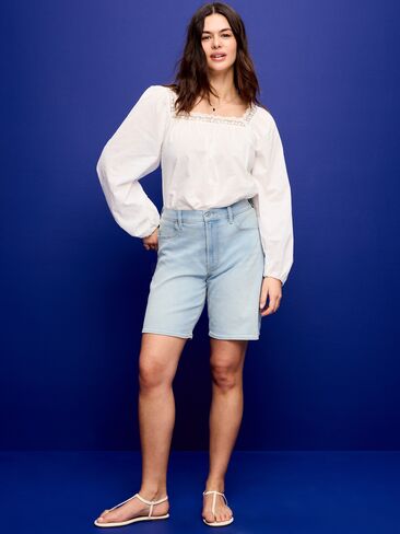 Old Navy High-Waisted Wow Jean Shorts -- 9-inch inseam - Nova in Saudi Arabia