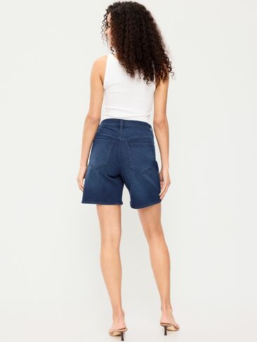 Old Navy High-Waisted Wow Jean Shorts -- 7-inch inseam - River in Saudi Arabia