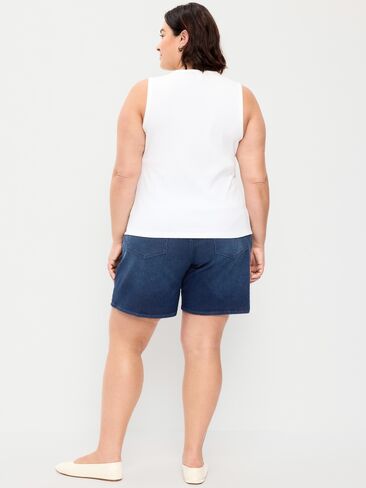 Old Navy High-Waisted Wow Jean Shorts -- 7-inch inseam - River in Saudi Arabia