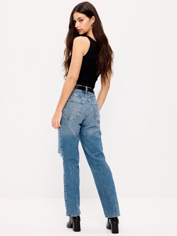 Old Navy جينز فضفاض عالي الخصر OG - تيسا in Saudi Arabia