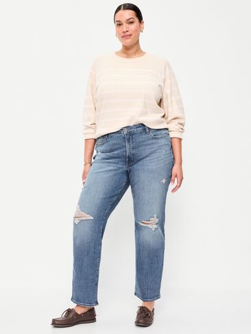 Old Navy جينز فضفاض عالي الخصر OG - تيسا in Saudi Arabia