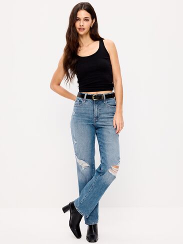 Old Navy جينز فضفاض عالي الخصر OG - تيسا in Saudi Arabia