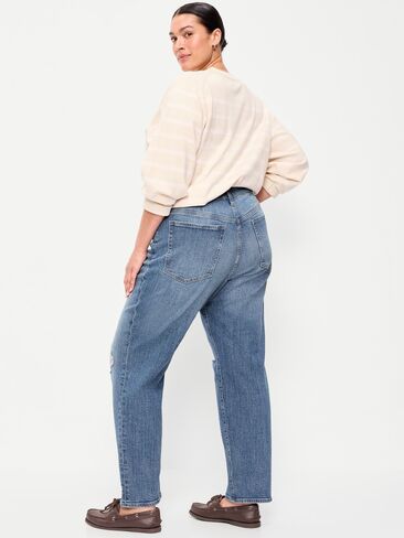 Old Navy جينز فضفاض عالي الخصر OG - تيسا in Saudi Arabia