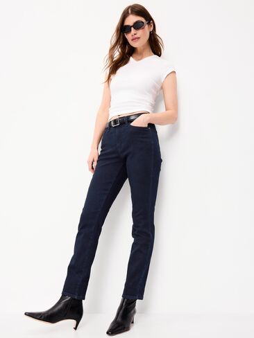 بنطال جينز Old Navy عالي الخصر - شطف in Saudi Arabia