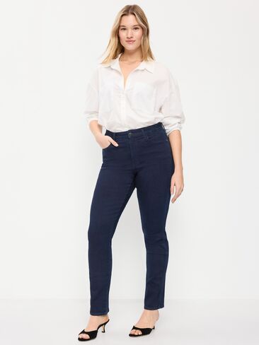 بنطال جينز Old Navy عالي الخصر - شطف in Saudi Arabia