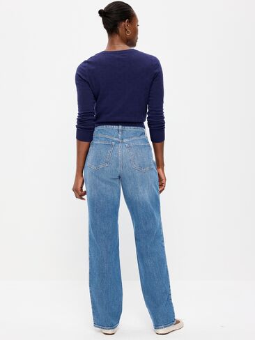 Old Navy Curvy High-Waisted OG Loose Jeans - Xena in Saudi Arabia