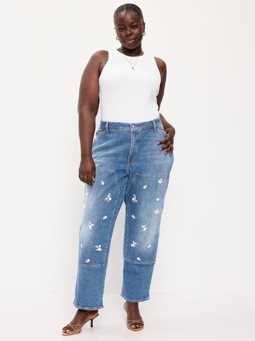 Old Navy Curvy High-Waisted OG Loose Jeans - Xena in Saudi Arabia