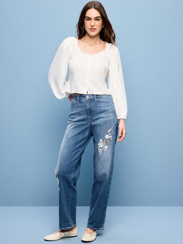 بنطلون جينز فضفاض OG بخصر عالٍ من Old Navy - ZENAS in Saudi Arabia