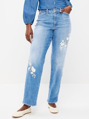 Old Navy Curvy High-Waisted OG Loose Jeans - Zenas in Saudi Arabia