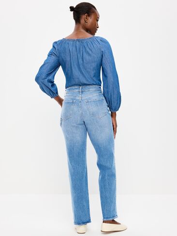 Old Navy Curvy High-Waisted OG Loose Jeans - Zenas in Saudi Arabia