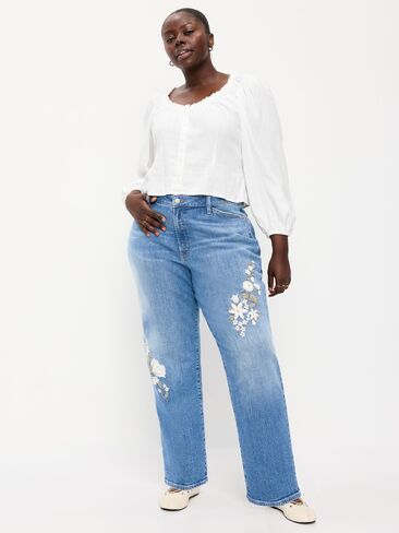 Old Navy Curvy High-Waisted OG Loose Jeans - Zenas in Saudi Arabia