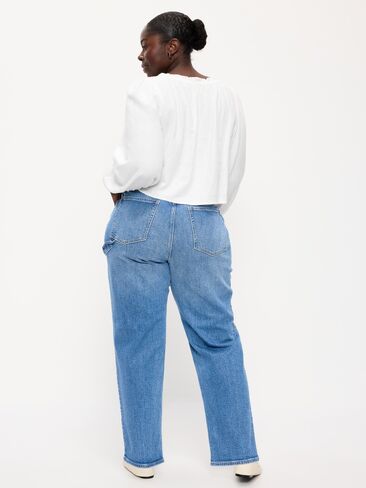 Old Navy Curvy High-Waisted OG Loose Jeans - Zenas in Saudi Arabia