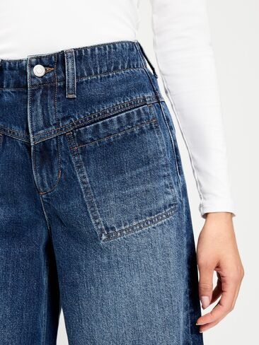 بنطال جينز Old Navy واسع الخصر عالي الخصر - Florecita in Saudi Arabia