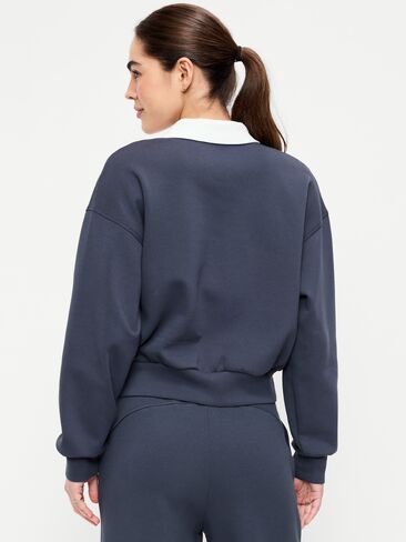 قميص بولو بيكيه من الصوف الديناميكي من Old Navy - داكن داكن in Saudi Arabia