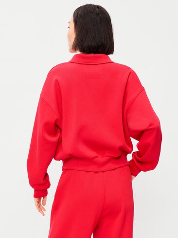 Old Navy Dynamic Fleece Pique Polo - Amaryllis in Saudi Arabia