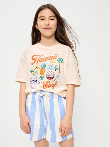 Old Navy Disney© Angel Graphic T-Shirt for Girls - Sea Salt in Saudi Arabia