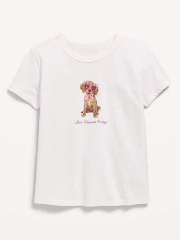 Old Navy Short-Sleeve Graphic T-Shirt for Girls - Calla Lilies in Saudi Arabia