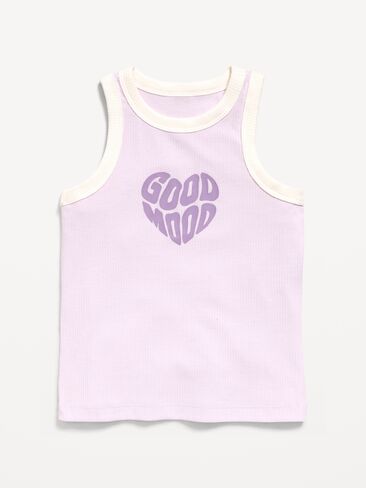 Old Navy Fitted Tank Top for Girls - Lilac Ice in Saudi Arabia