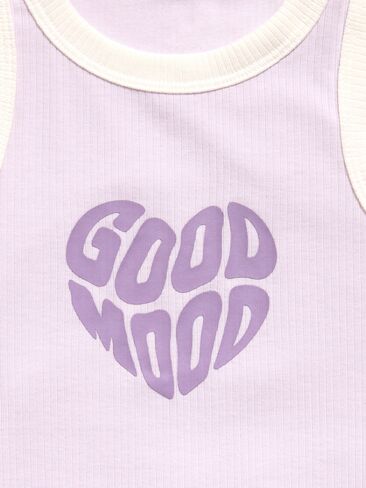 Old Navy Fitted Tank Top for Girls - Lilac Ice in Saudi Arabia