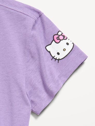 تي شيرت برسومات Old Navy Kuromi™ وHello Kitty® للبنات - أرجواني شادو in Saudi Arabia