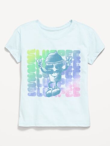 تي شيرت برسومات Old Navy Slurpee® للبنات - ماء مثلج in Saudi Arabia