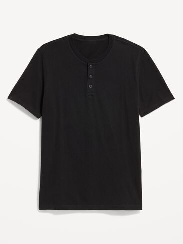 Old Navy Henley T-Shirt - Black Jack in Saudi Arabia