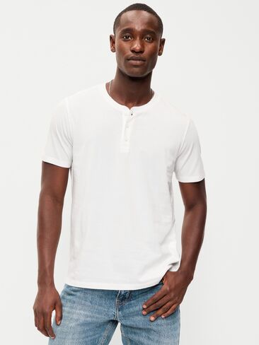 تي شيرت Old Navy 3-Pack Henley - بلو جاي in Saudi Arabia