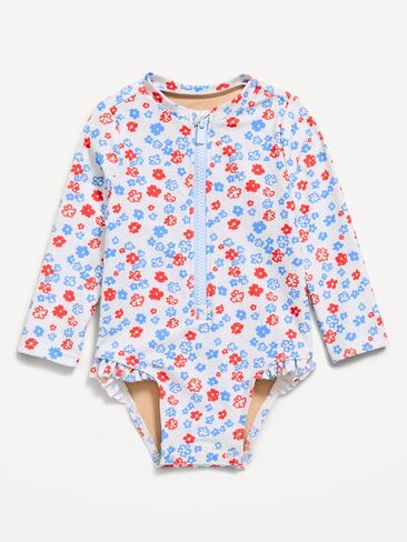 قطعة واحدة للسباحة Rashguard بأكمام طويلة من Old Navy للأطفال - أمريكانا in Saudi Arabia