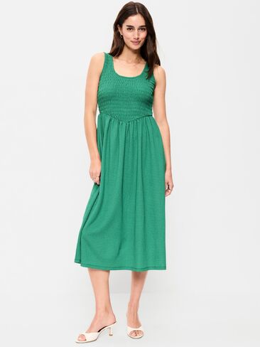 فستان Old Navy Fit & Flare خفيف الوزن ذو صدرية متوسطة الطول - SUGARPINE in Saudi Arabia