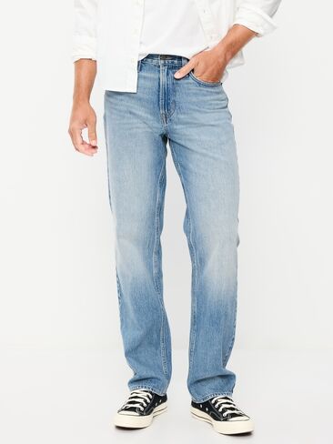 Old Navy Structured Loose Non-Stretch Jeans - Medium Wash in Saudi Arabia