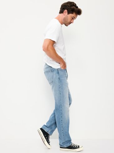 Old Navy Structured Loose Non-Stretch Jeans - Medium Wash in Saudi Arabia
