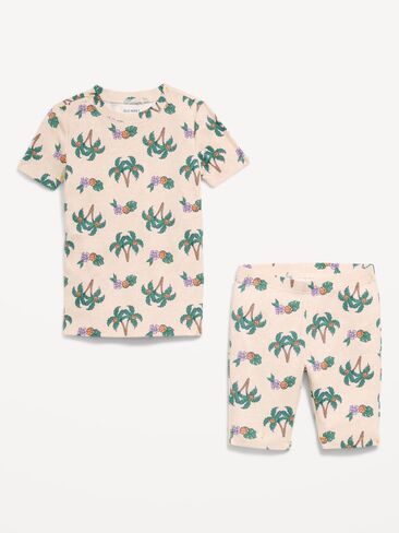 Old Navy Gender-Neutral Snug-Fit Graphic Pajama Set for Kids - Cooling Oasis in Saudi Arabia