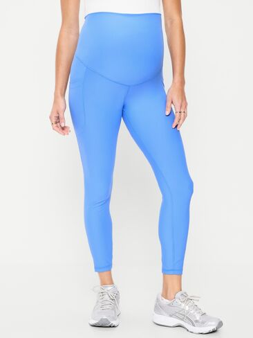 Old Navy Maternity Full-Panel PowerSoft 7/8 Leggings - Cloisonne in Saudi Arabia