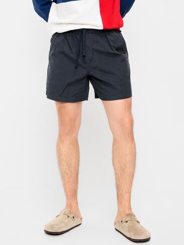 شورت Old Navy Solid Jogger -- درزة داخلية 5 بوصة - Moire Navy in Saudi Arabia