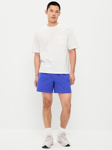 Old Navy Solid Jogger Shorts -- 5-inch inseam - CRAYON BLUE in Saudi Arabia
