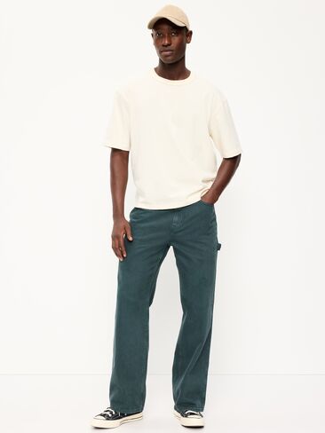 Old Navy 90s Baggy Carpenter Jeans - Teal Blue in Saudi Arabia