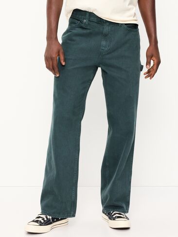 Old Navy 90s Baggy Carpenter Jeans - Teal Blue in Saudi Arabia