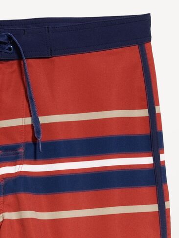 شورت Old Navy Boardshort -- درزة داخلية 8 بوصة - شريط أحمر in Saudi Arabia